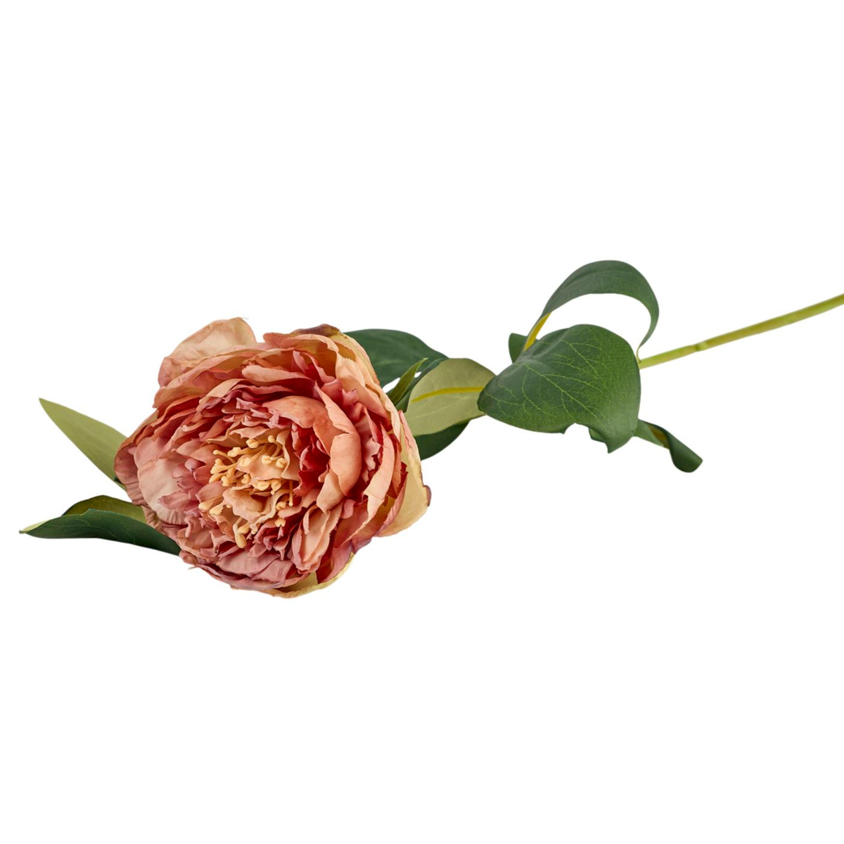 Silkeblomst Pæon H:70 cm Antik Rosa