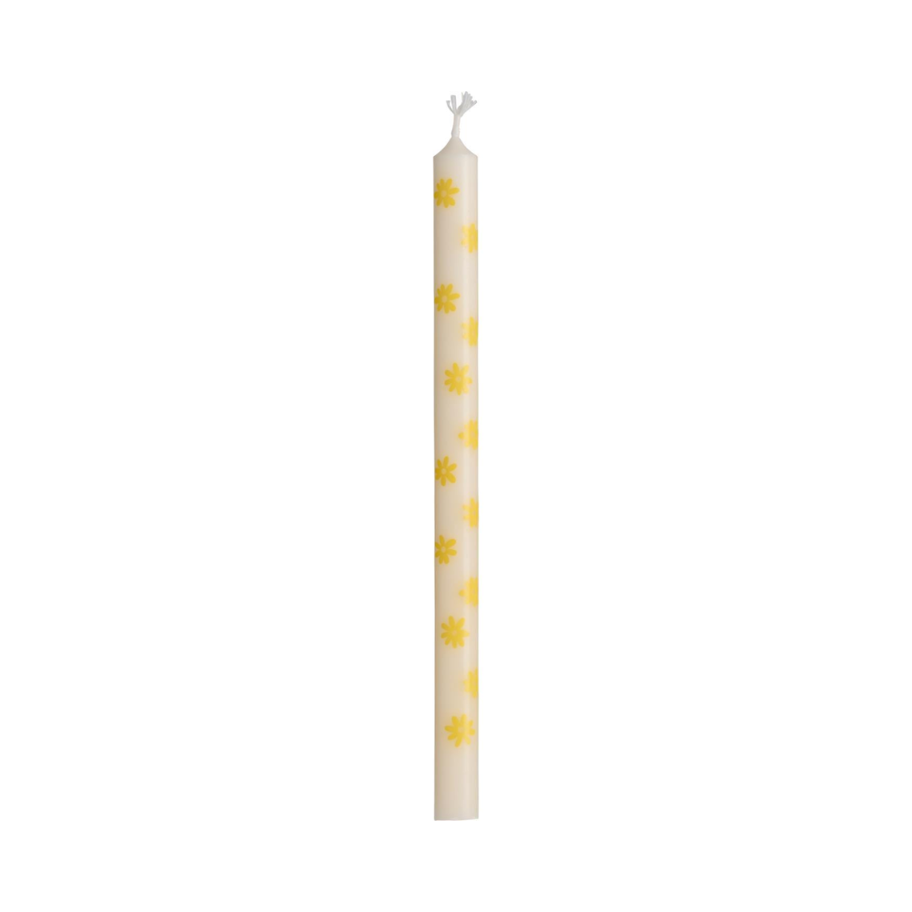 Kertelys m/Gule Blomster