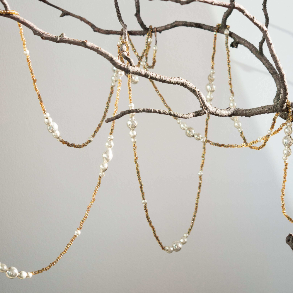 3-Meter Glass Beaded Christmas Garland