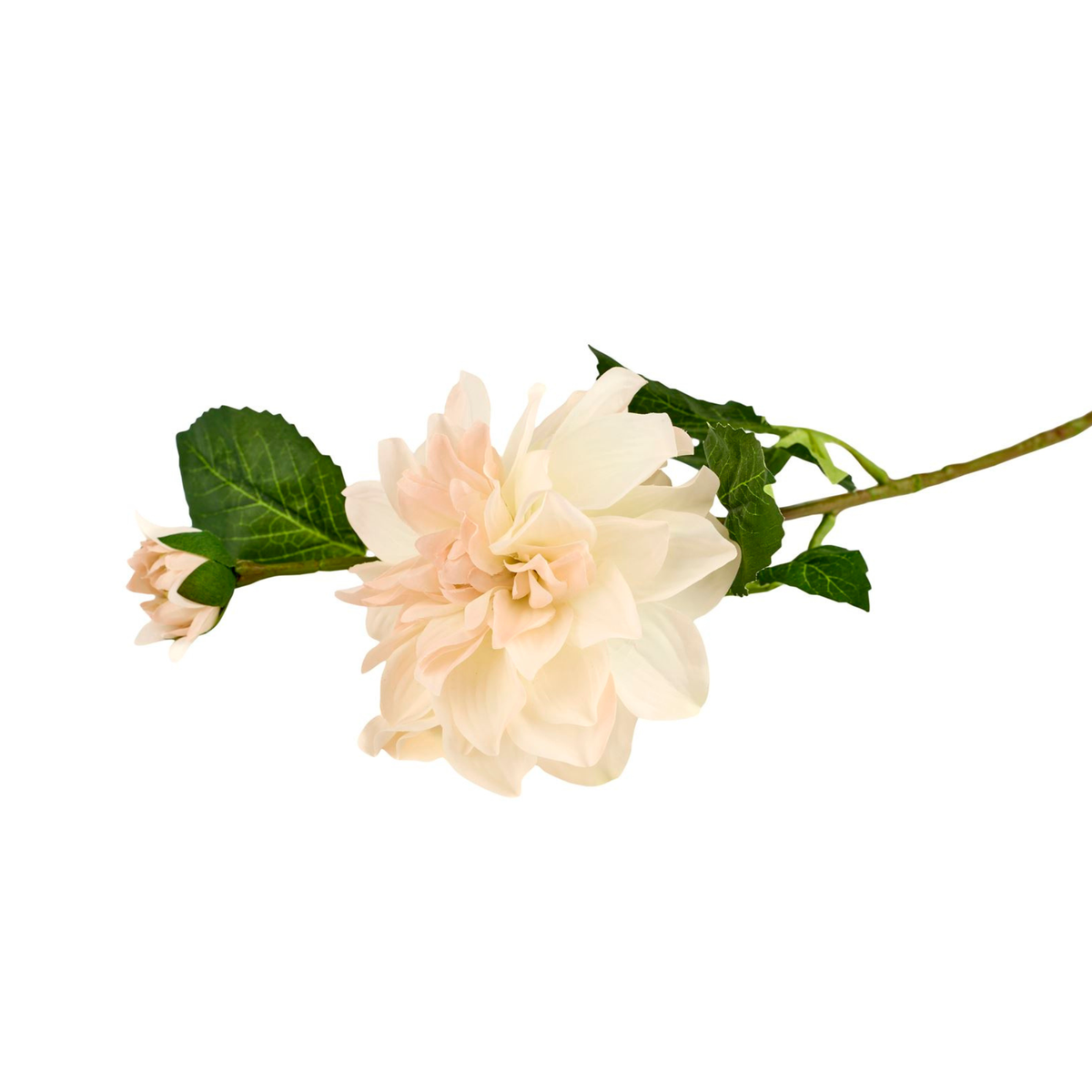Silkeblomst Dahlia H:54cm Hvid