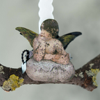 Angel on Cloud Metal Clip Candleholder