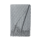 Plain Pied de Coq Plaid