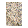 Quilt Tæppe m/Lilla og Brune Blomster