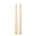 LED Kronelys, rustik 25xø2.2 cm