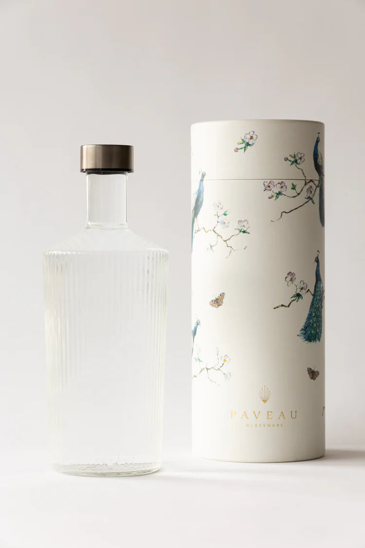 Ribbed Elegance Bottles White