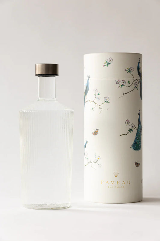 Ribbed Elegance Bottles White