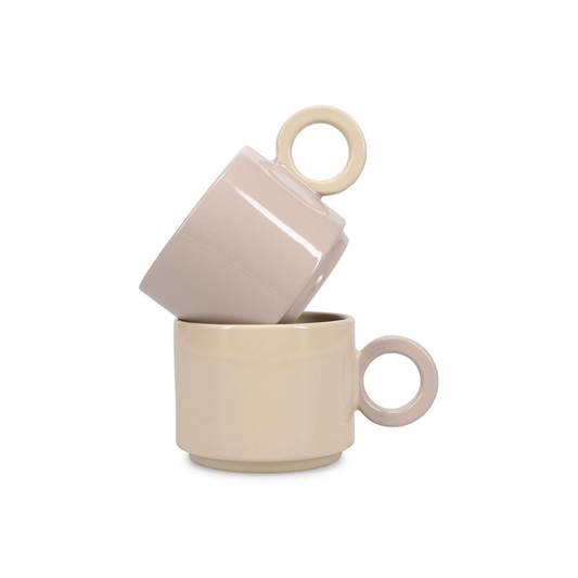 Lou Mug Grijs/Beige