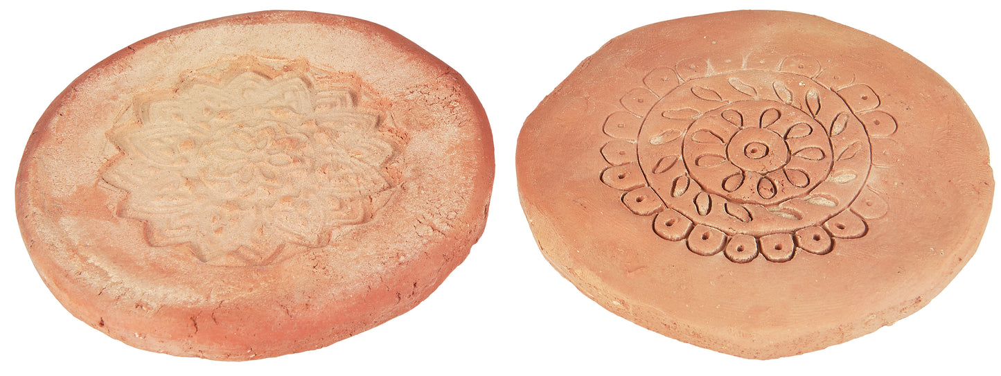 Terracotta-brik ass mønstre lille