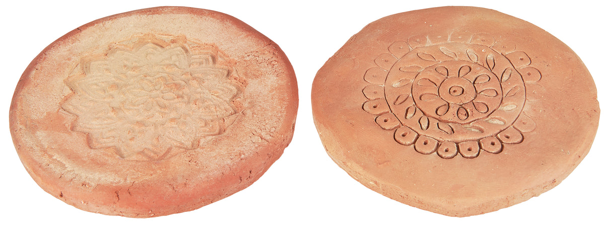 Terracotta-brik ass mønstre lille