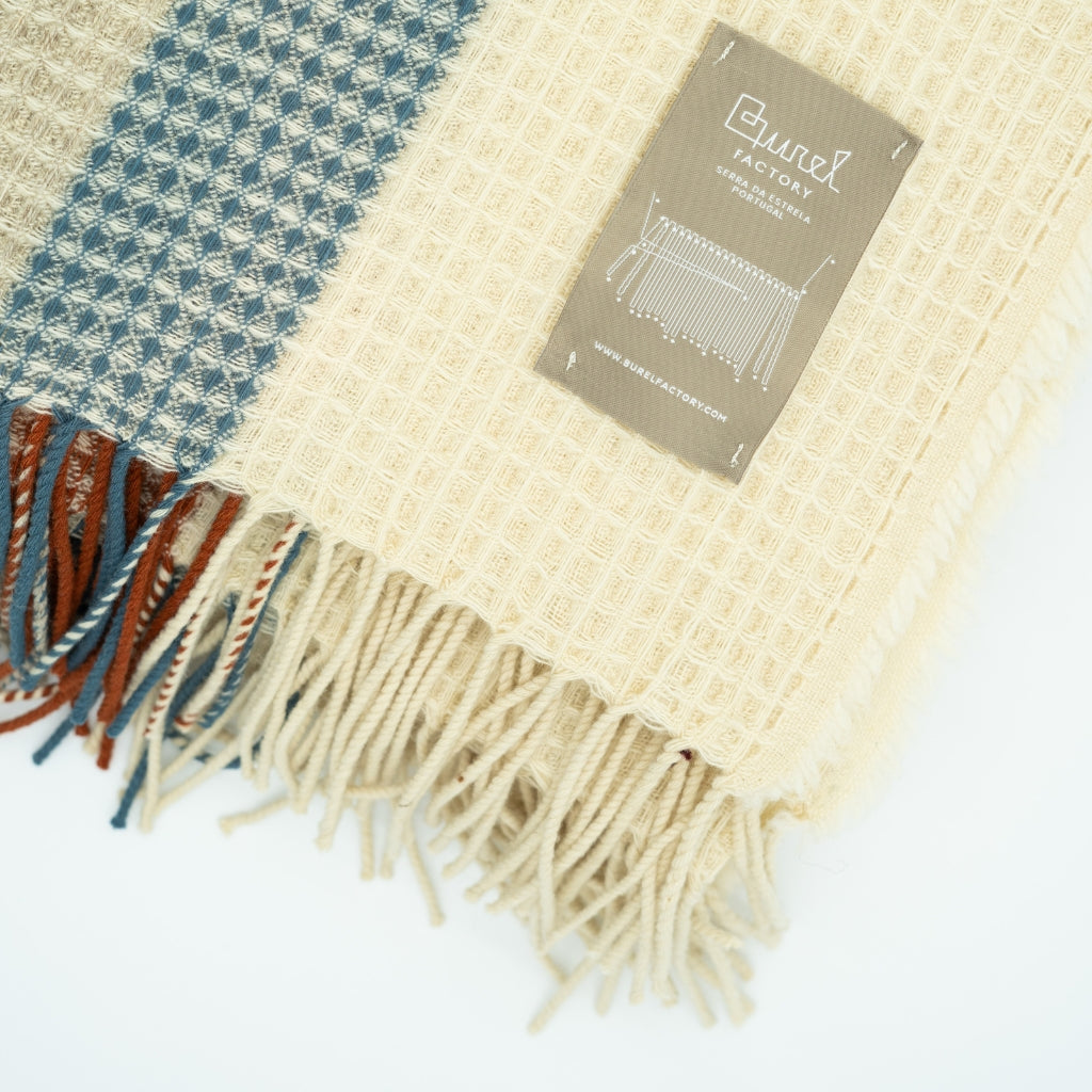 Waffle Plaid Terracota, Blue, Brown