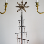 Pair of Mouth-Blown Twisted Glass