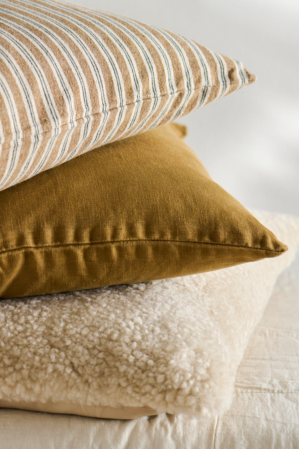 Pudebetræk ochre green
