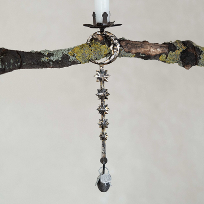 Candleholder Ornament of Moon and Stars