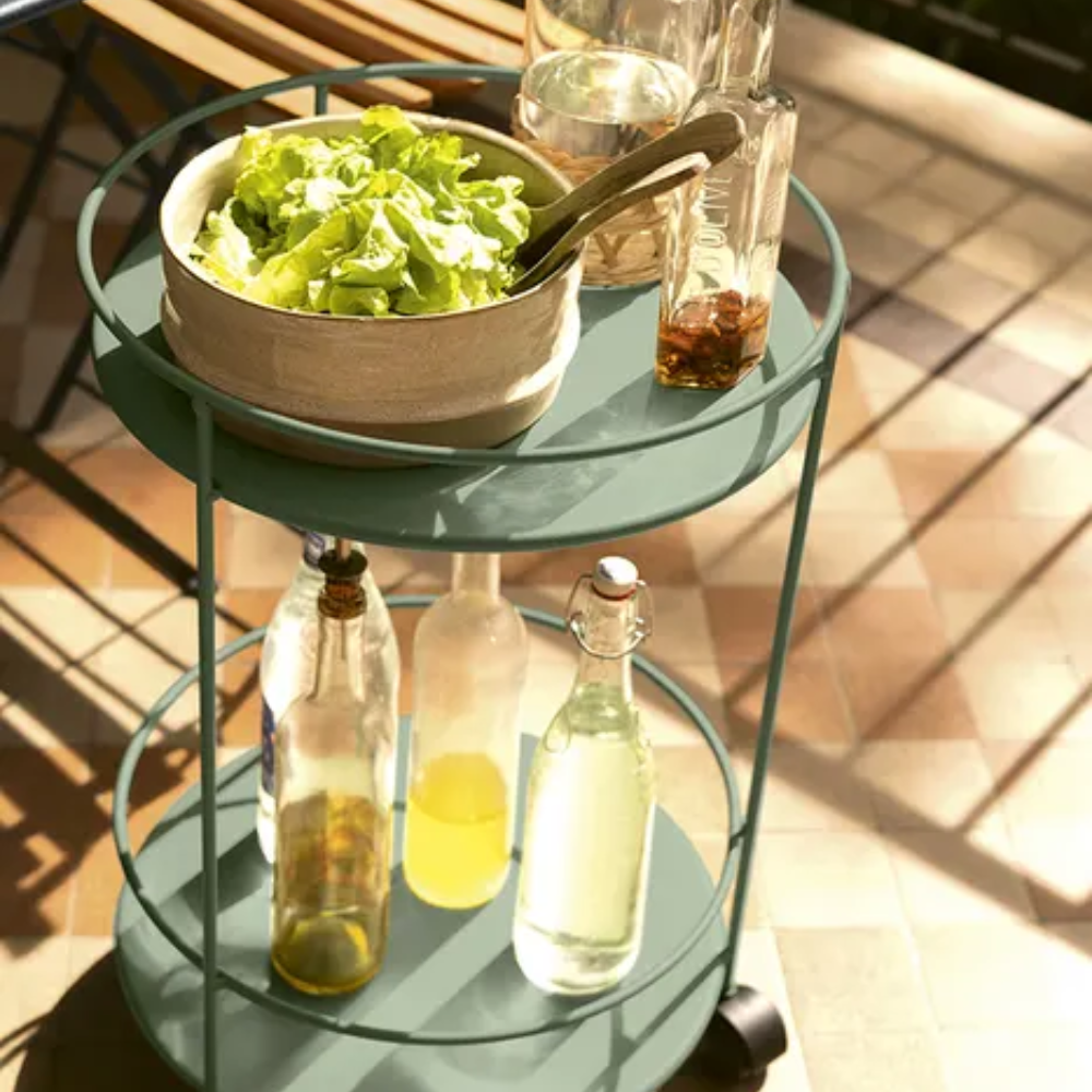 Guinguette Side Wheeled Table