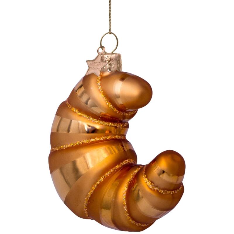 Ornament Glass Croissant