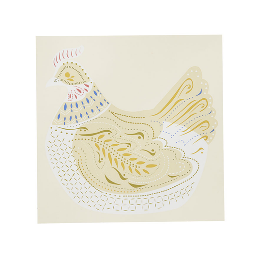 Papirserviet Hen Sand