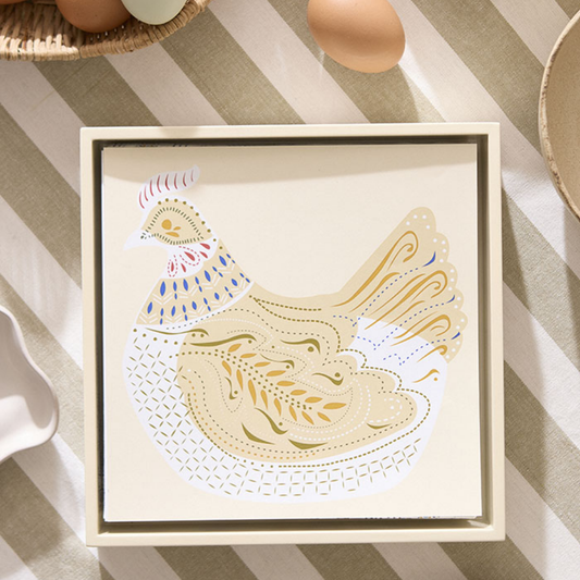 Papirserviet Hen Sand