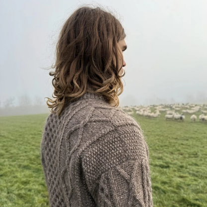Dagmar Zipper Sweater Man - Strikkeopskrift