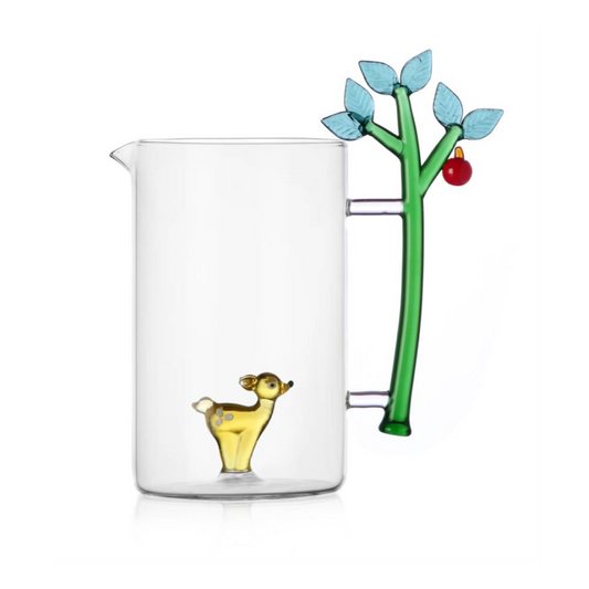 Jug lonely fawn w/apple