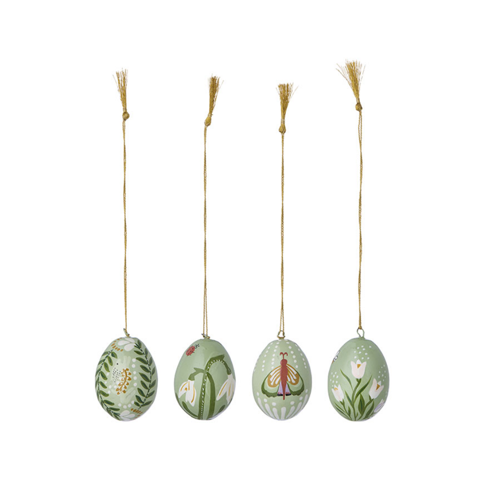 Papier Mâché Eggs Anila Sage