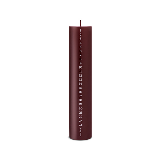 Kalenderlys Deep Wine