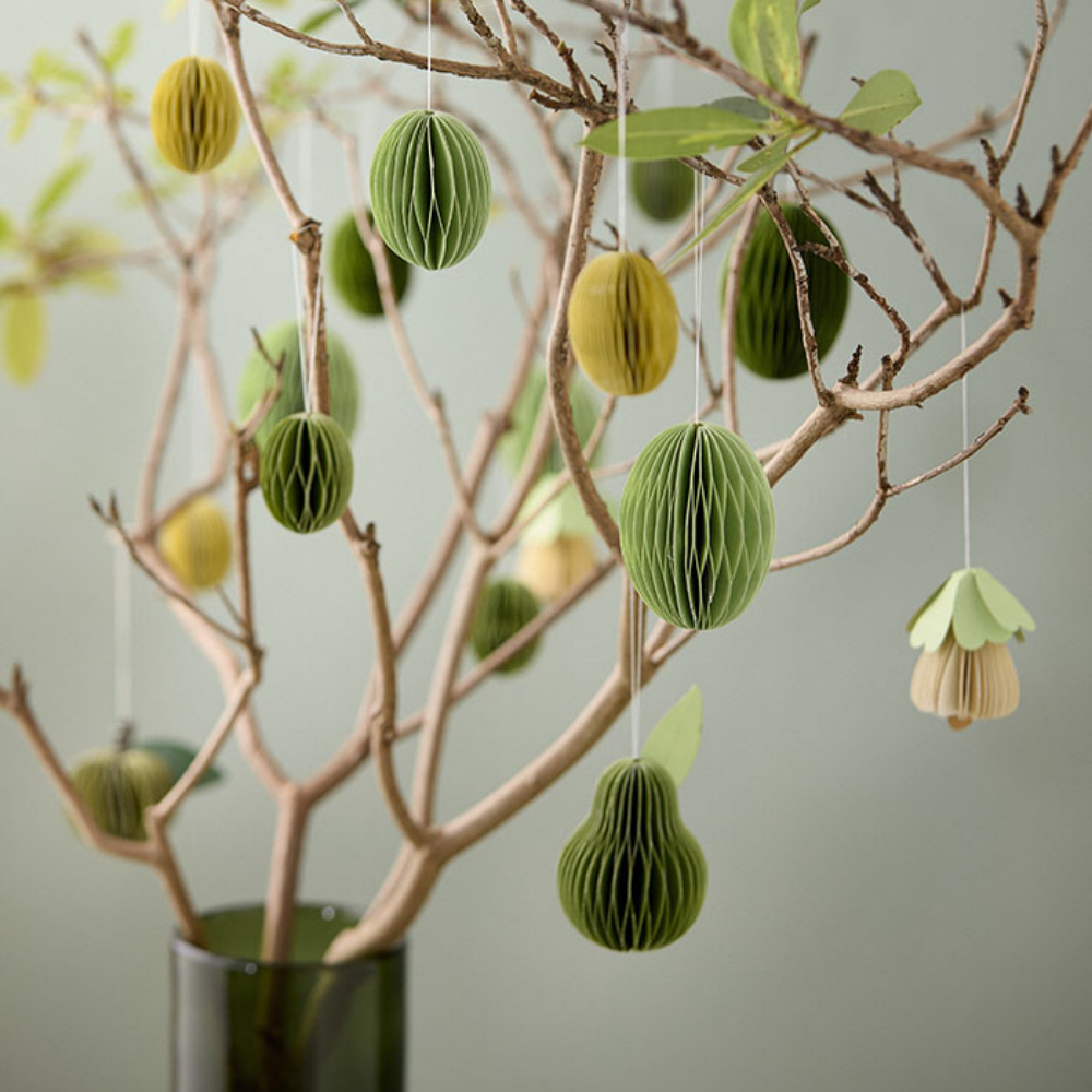 Papir Æg Swirl Ivy XS