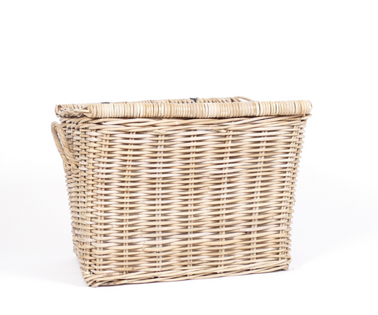 Kurve kiste med låg