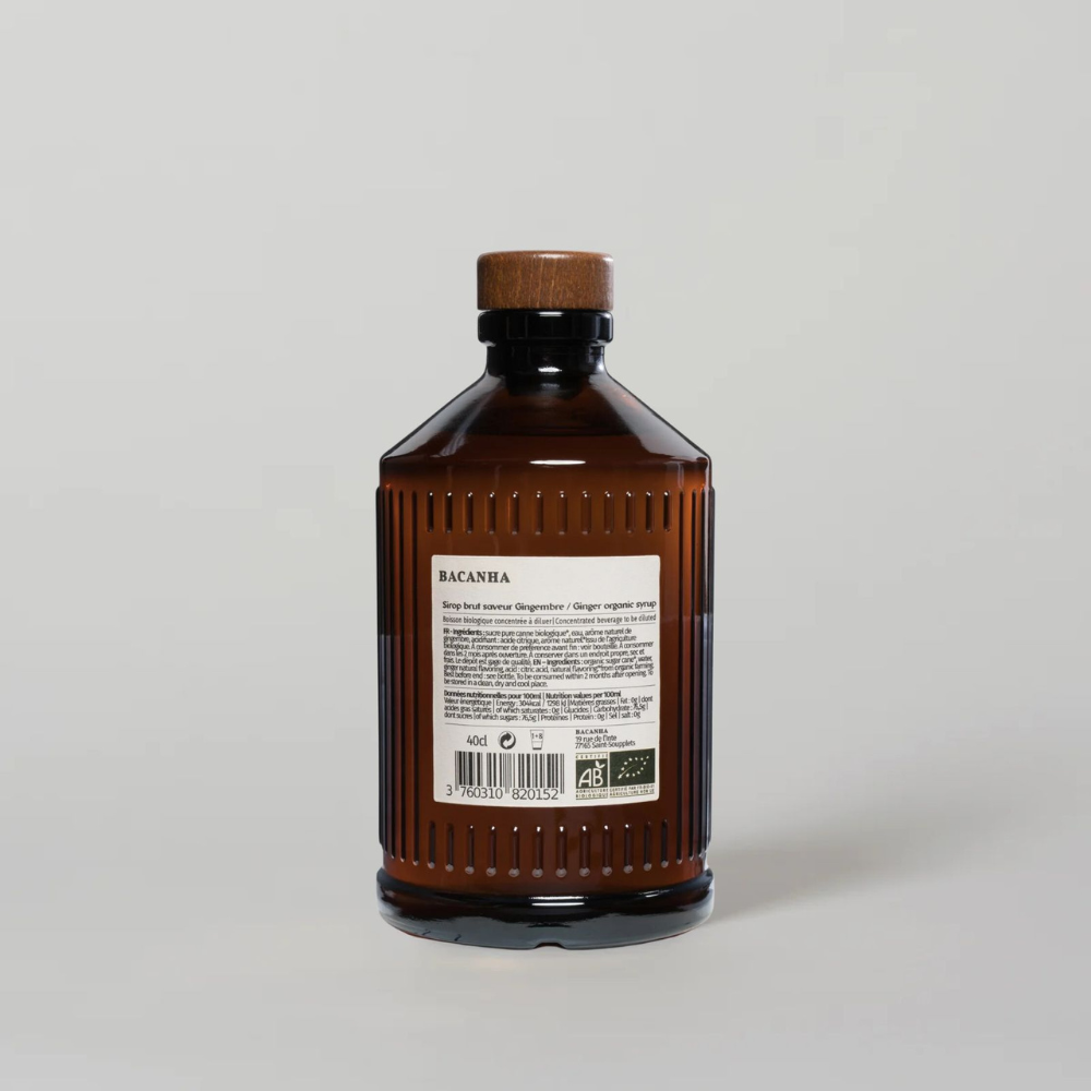 Organic Ginger Sirup
