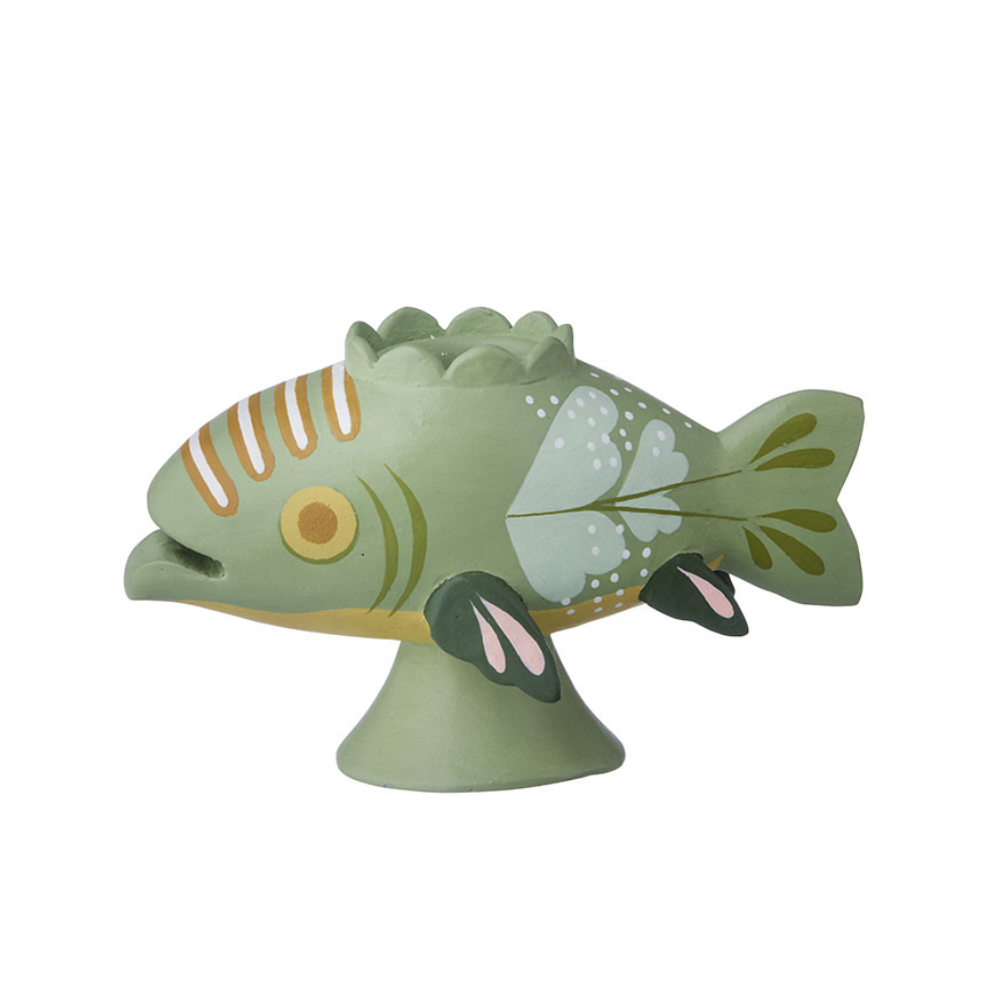 Candle Holder Fish Wasabi