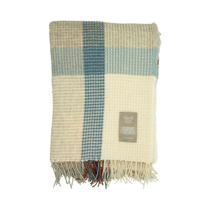 Waffle Plaid Terracota, Blue, Brown