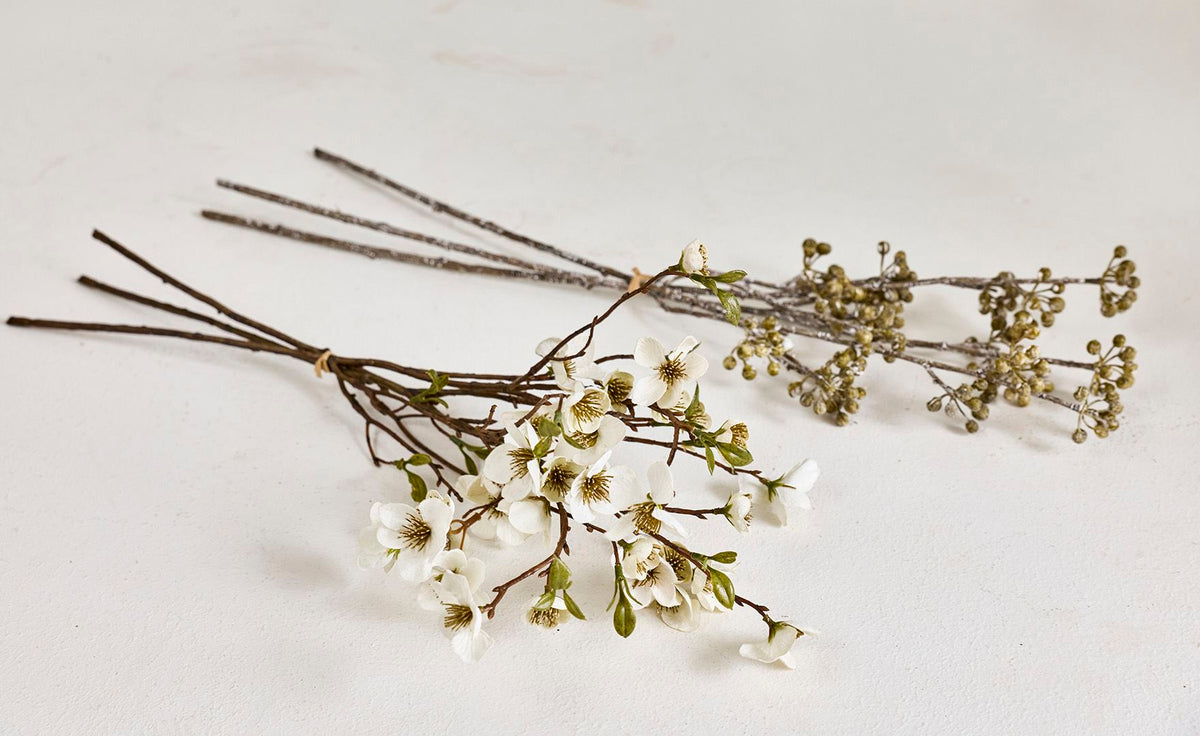 Silkeblomst Blomstergren L:53 cm Cream