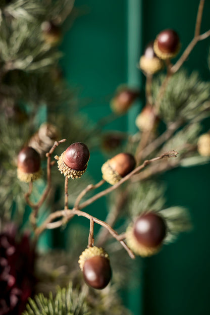 Silkeblomst Acorn L:56 cm Grøn/Brun