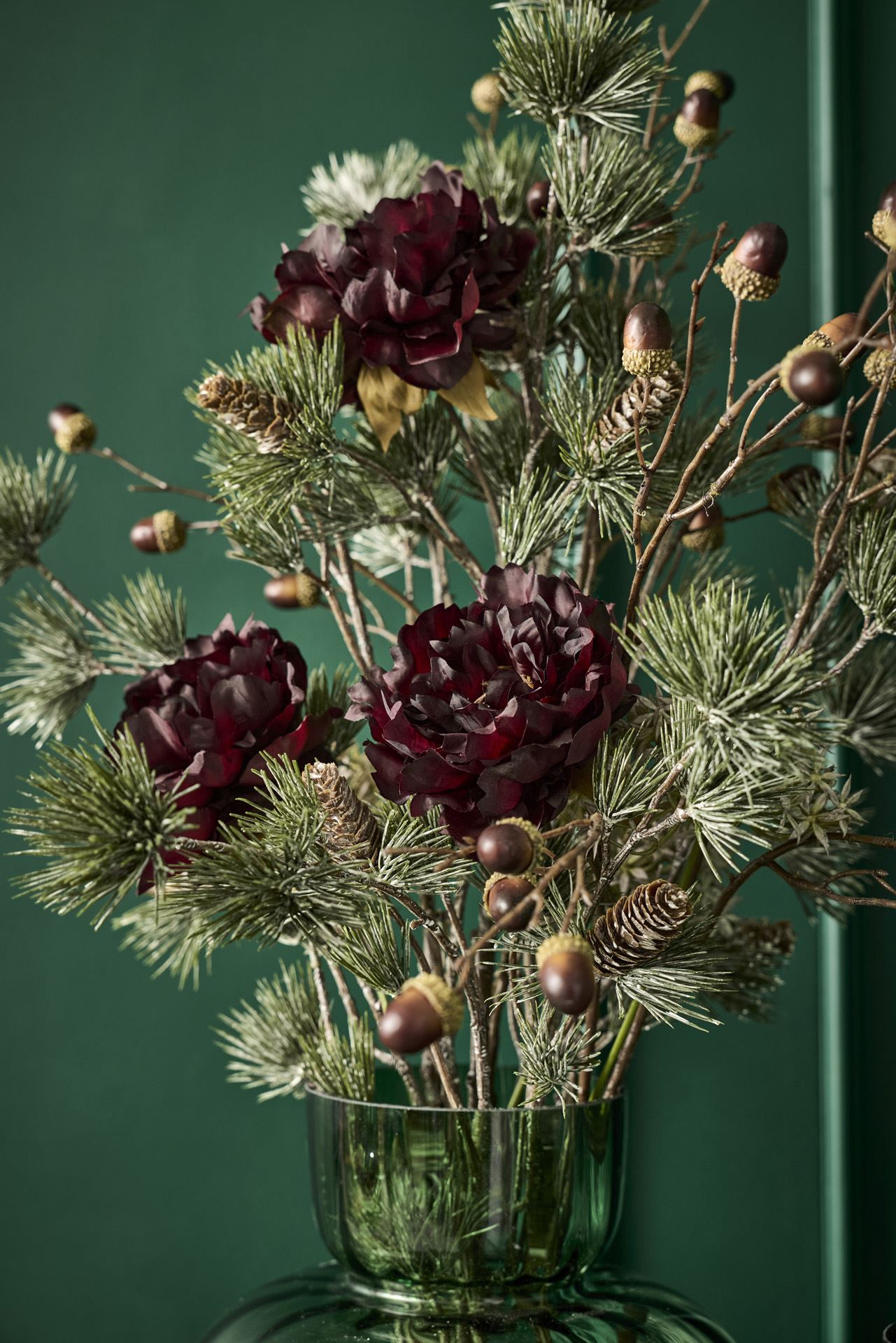 Silkeblomst Pæon 86 cm Bordeaux 3 gr.