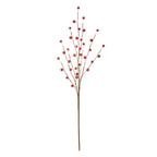 Frosted Ilex Berry Branch Scarlet