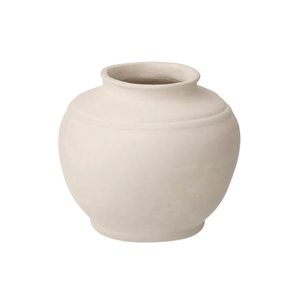 Decorative Vase Aura Off White H19,5cm