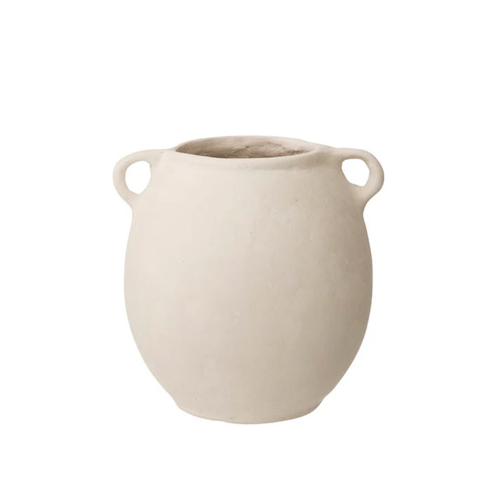 Decorative Vase Aura Off White H17,5cm