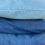 Denim Pudebetræk 60x60