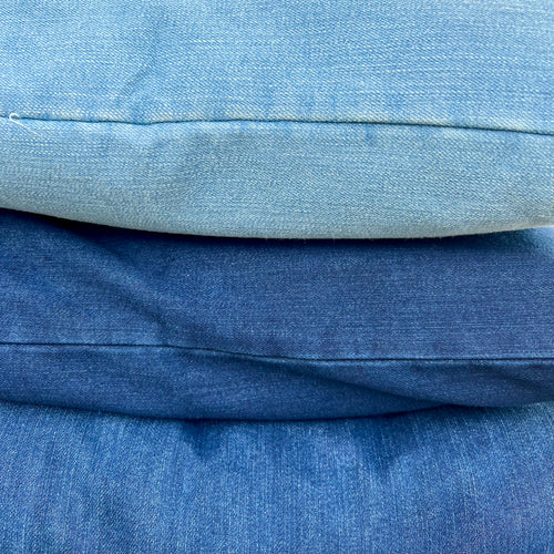Denim Pudebetræk 60x60