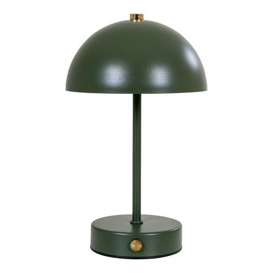 Holt LED Bordlampe, grøn/messing