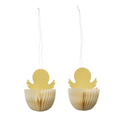 Honeycomb Chickens 7cm Cream