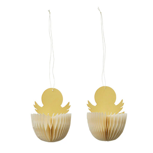 Honeycomb Chickens 7cm Cream