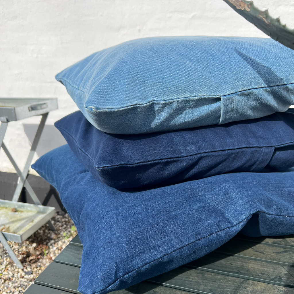 Denim Pudebetræk 50x50