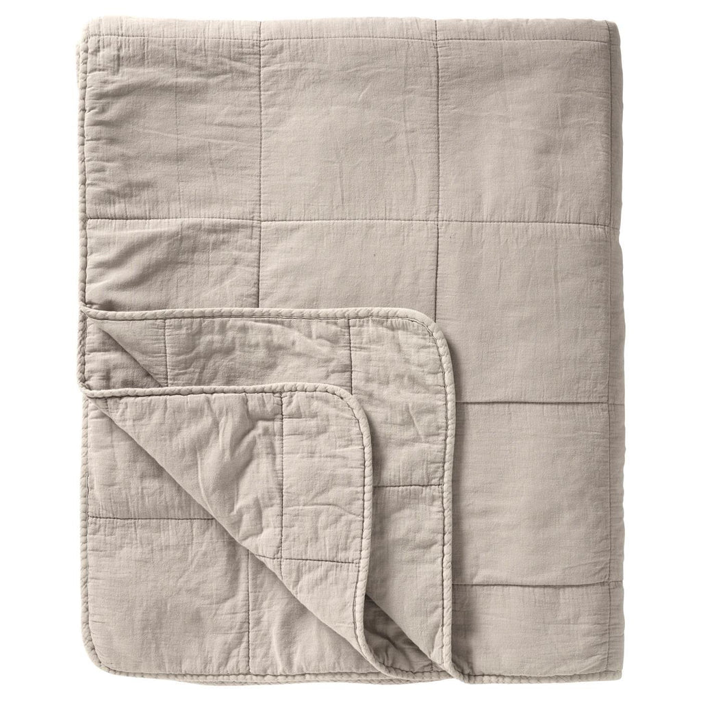 Vintage Quilt Sengetæppe Ash Grey
