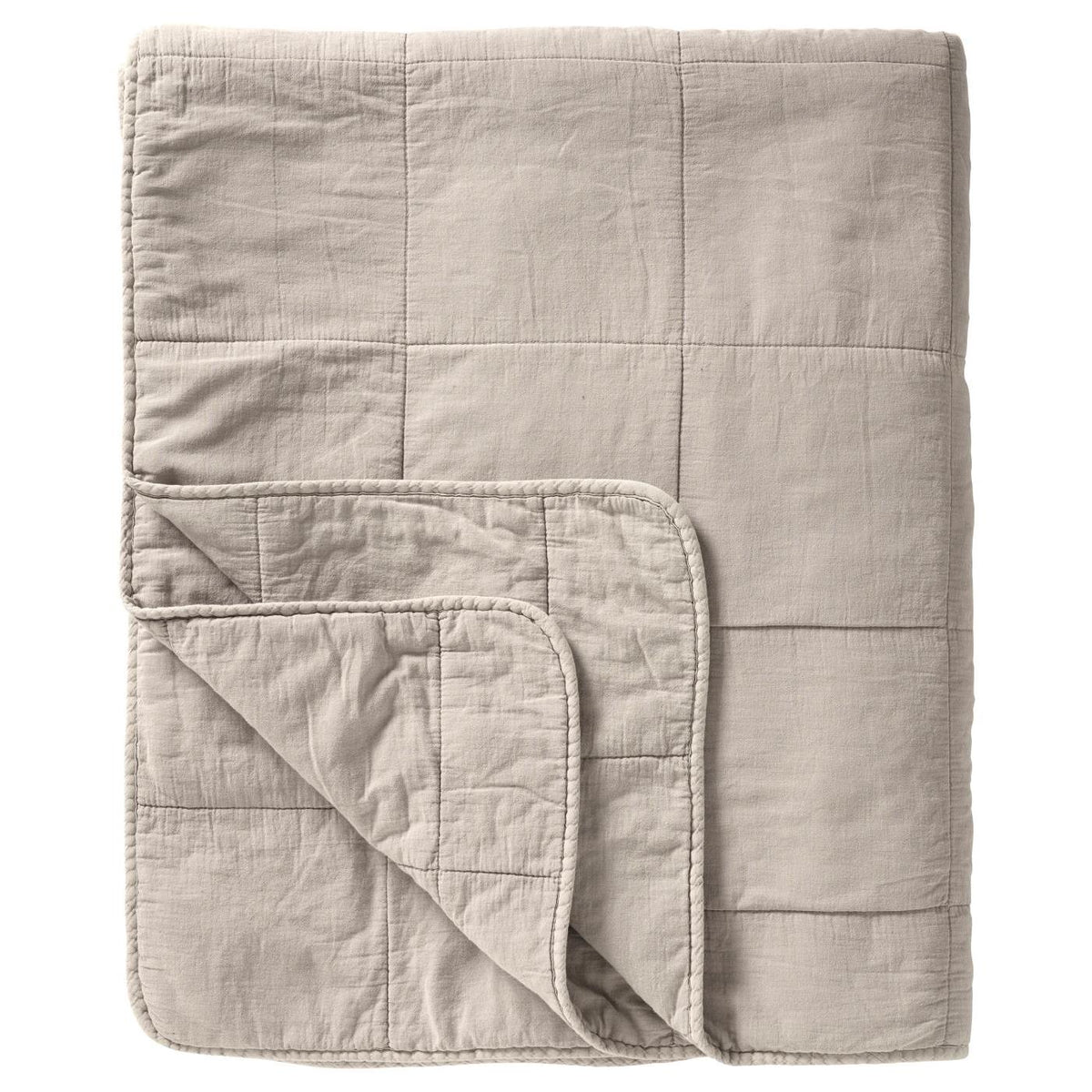 Vintage Quilt Sengetæppe Ash Grey