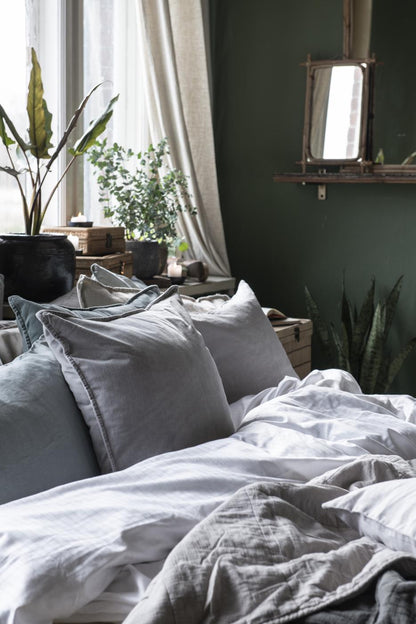 Vintage Quilt Sengetæppe Ash Grey