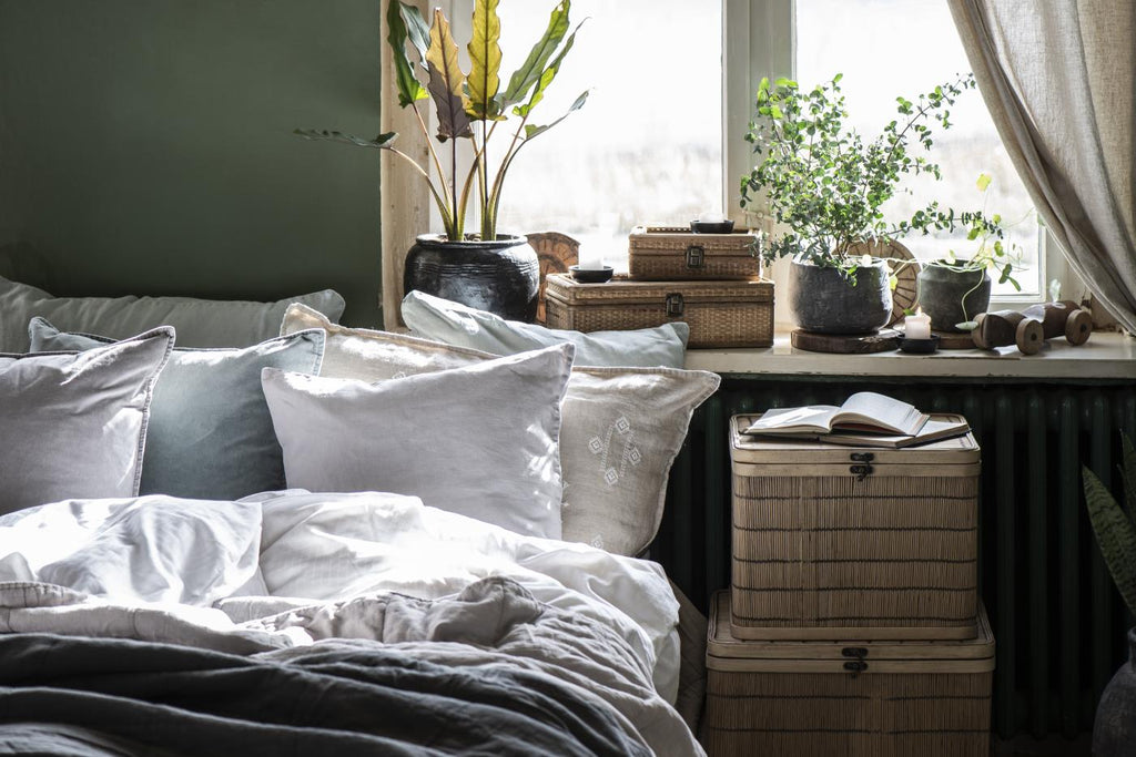 Vintage Quilt Sengetæppe Ash Grey