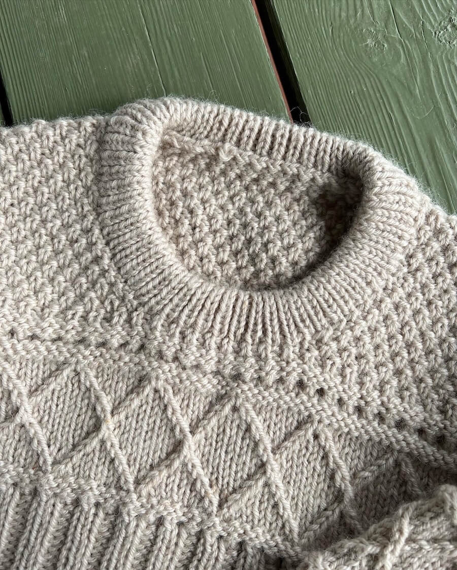 Ingrid Sweater Junior - Strikkeopskrift