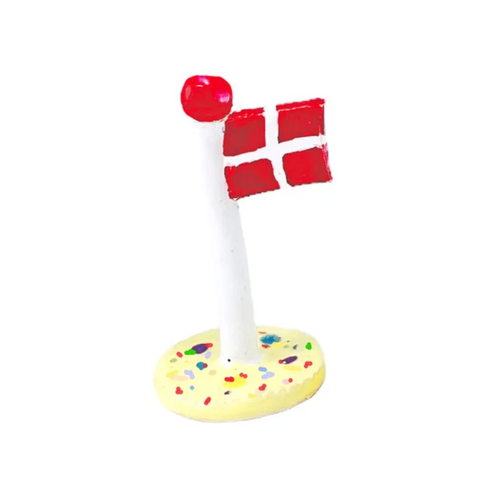 Klassisk Flag Pale Mirabelle Dot