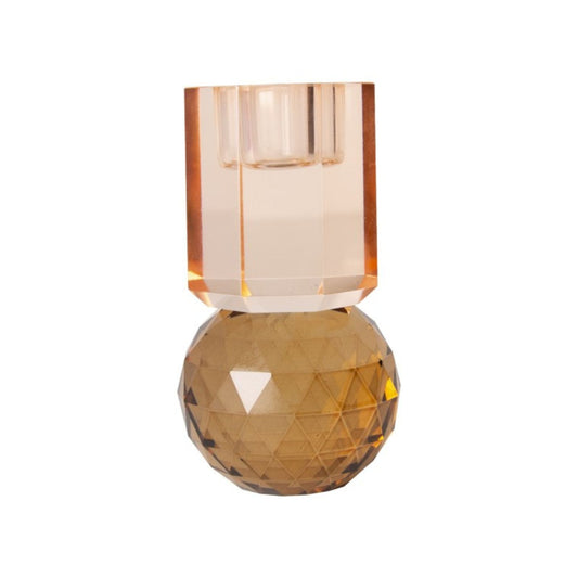 Krystalstage peach/brun - Den Gamle Mølle