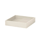 Lacquer Square Tray Cream
